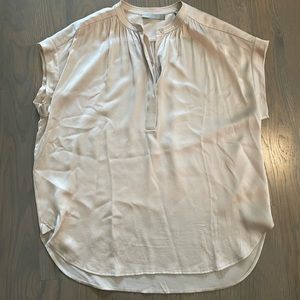 Vince | Gold Silk Blouse (S)